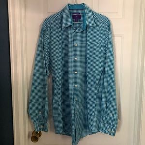 16 36-37 Tall Egapa Non Iron Slim Fit Dress Shirt